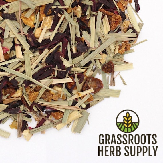 Hibiscus Heaven Herbal Tea Blend | Loose Leaf Blend of Hibiscus, Rosehips, Lemongrass, Lemon Peel and Orange Peel