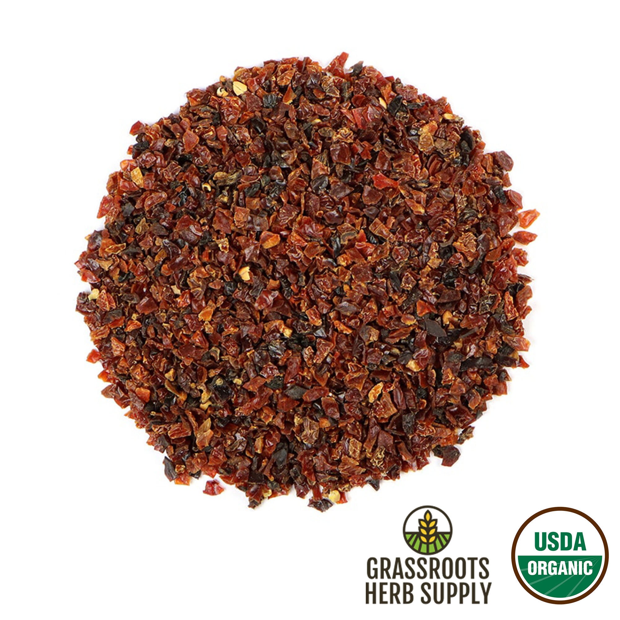Organic Seedless Rosehips, c/s (Rosa canina)