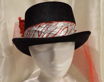Wild Poinsettia Velvet Hat