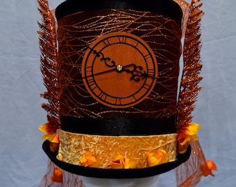 Glittering Time Coachman Top Hat