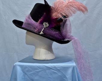 Sparkly Violet Key Hat