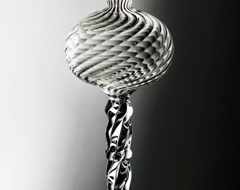 hand blown ornament clear incalmo