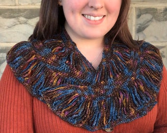 PATRÓN de chal de ganchillo con remolino de algas marinas