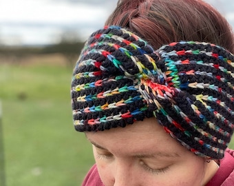 Medusa Earwarmer Tunisian Crochet PATTERN // Tunisian Earwarmer Pattern