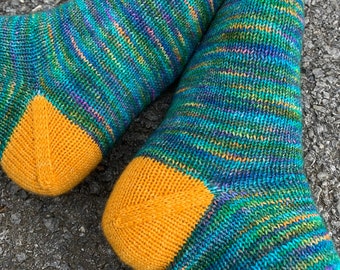 Scrambled Socks Knitting PATTERN