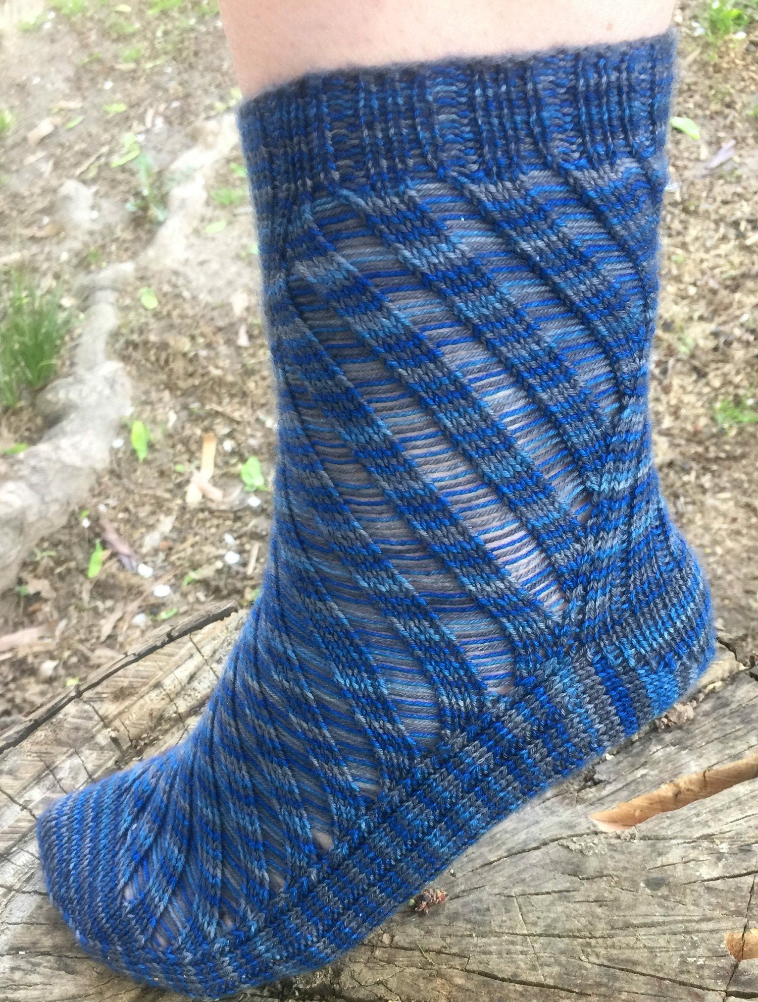 Mountaineer ophavsret lettelse Knitting PATTERN Trust Fall Socks / Top Down Knit Socks / - Etsy