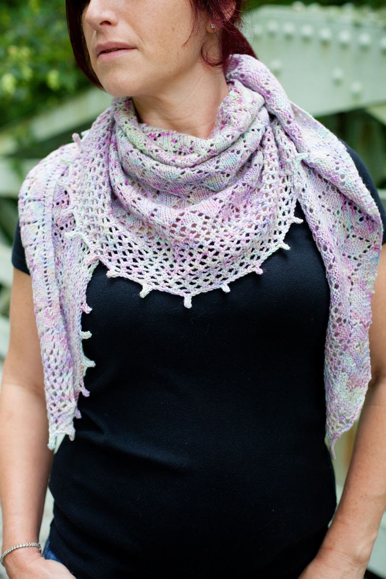 Knitting PATTERN Fairy Wings Shawl // Lace Knit Shawl Pattern Etsy