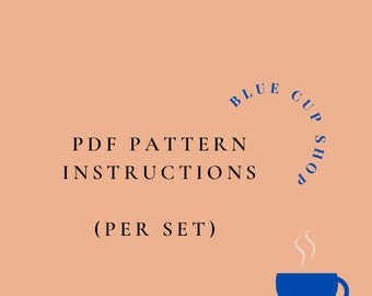 Sewing Pattern Instructions Printing (per set)