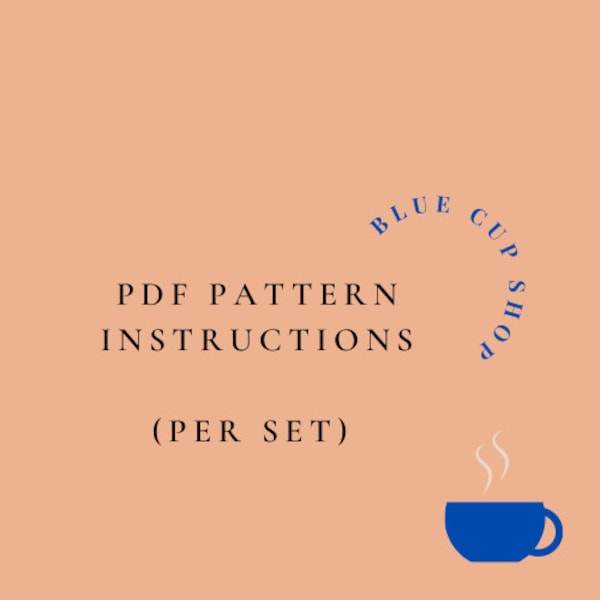 Sewing Pattern Instructions Printing (per set)