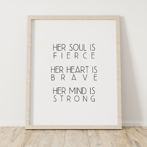 Strong Woman Print Printable Wall Art Strong Women Strong Etsy