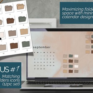 Sfondo desktop con estetica neutra, calendario mensile 2026, sfondo per laptop, organizzatore dello schermo minimalista, sfondi per MacBook o Windows immagine 8