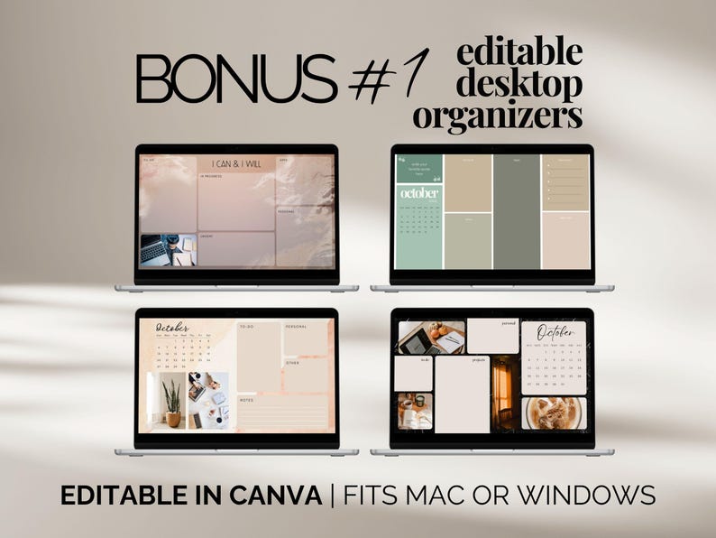 Sfondo desktop con estetica neutra, calendario mensile 2026, sfondo per laptop, organizzatore dello schermo minimalista, sfondi per MacBook o Windows immagine 6