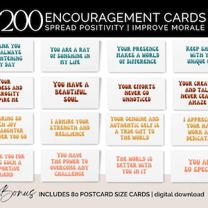 Cartes de vœux à offrir Notes encourageantes Cartes de vœux pour remercier les employés Cartes de correspondance avec citation positive
