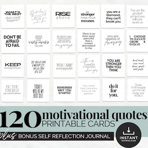 Vision Board druckbare Zitate tägliche Affirmation Zitat Karten Motivationszitate Schreibtisch Ermutigung druckbare Karten für Unternehmer