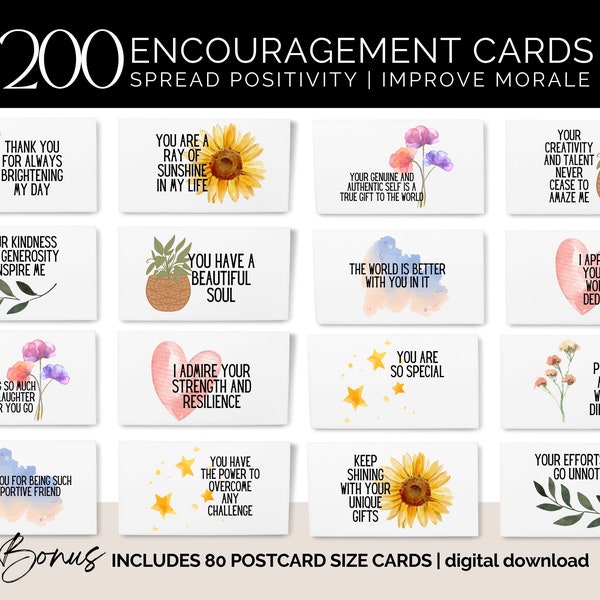 Gratitude Cards for Work Encouraging Notes Of Encouragement Cards for Employee Appreciation Gift Cards Positive Affirmation Cards Printable