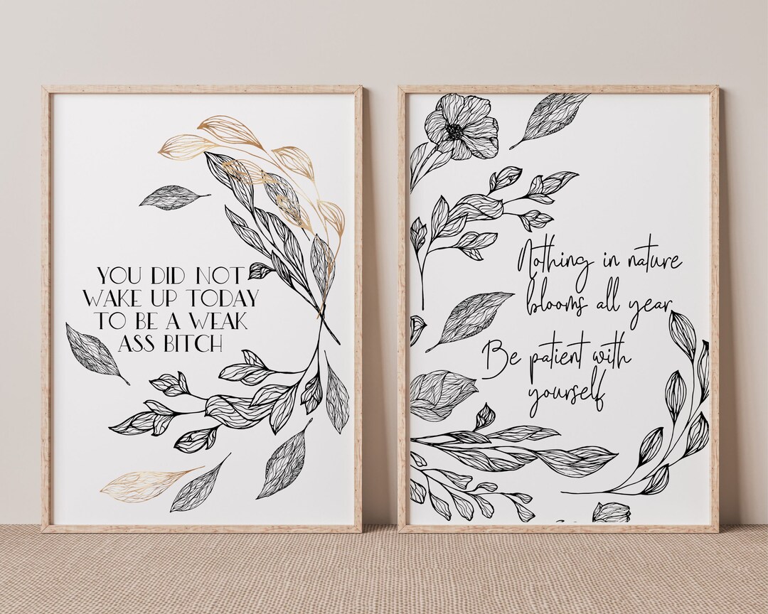 Office Decor Women Therapist Quote Posters Inspirational Wall Art Home