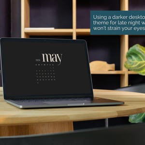 Desktop Wallpaper And Icon Pack 2026 Monthly Calendar Digital Desktop Wallpaper Editable Desktop Organizers Laptop Wallpaper for Mac Windows image 9