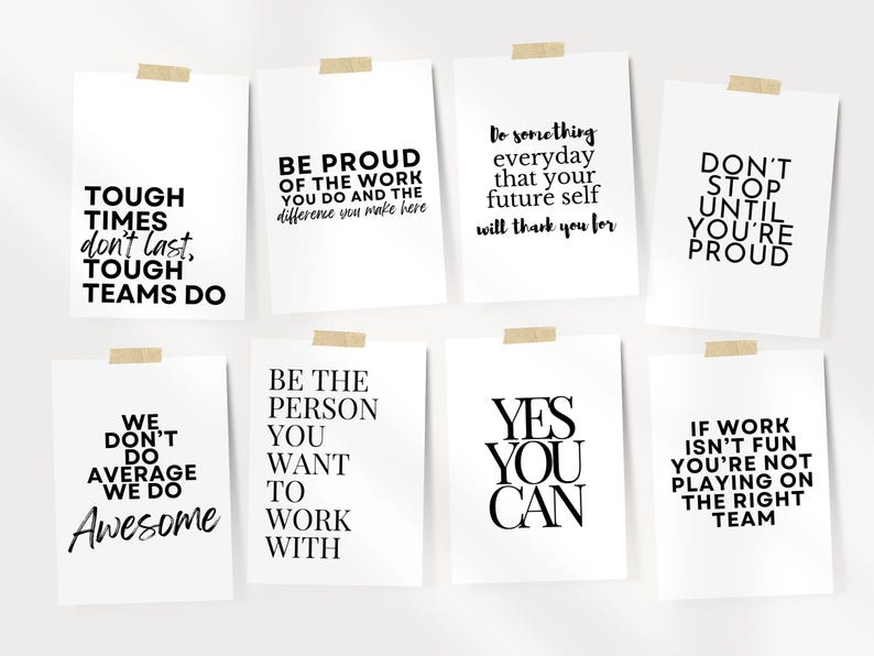 Teamwork Wall Art Bundle