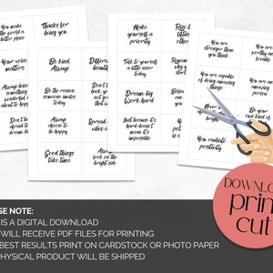 Positive Affirmation Cards to Give Away Encouraging Notes of - Etsy