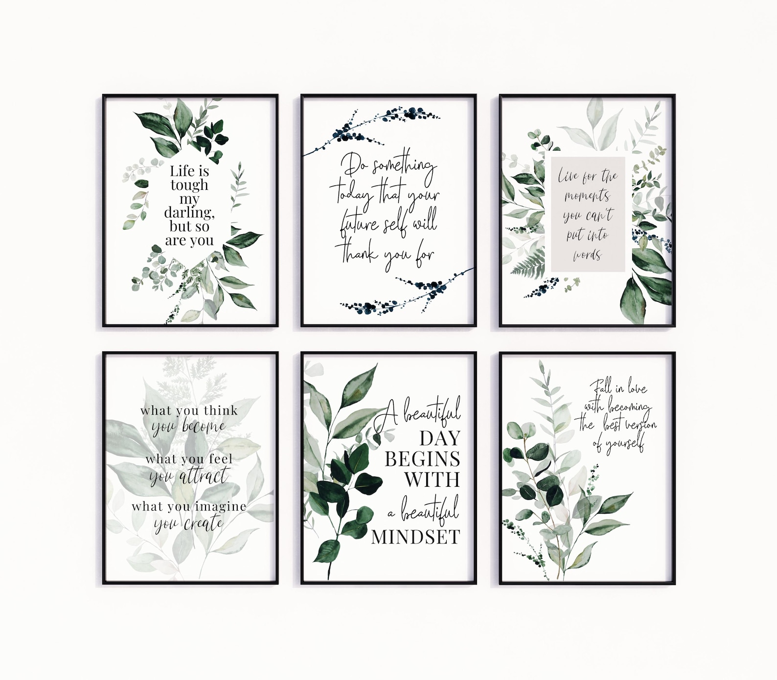 Inspirational Wall Art Office Decor Women Quotes About Life Gallery ...