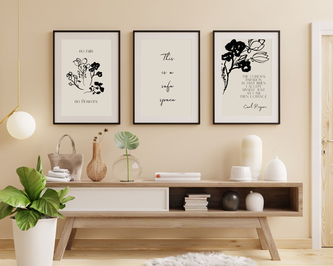 Therapy Office Decor Prints Counseling Therapist Office Decor Etsy