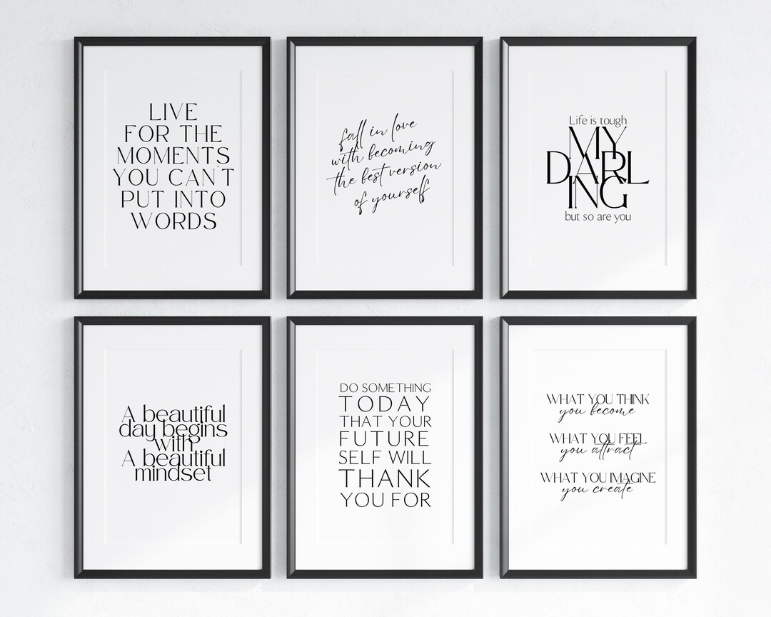 Inspirational Wall Art Women Office Wall Decor Women Etsy