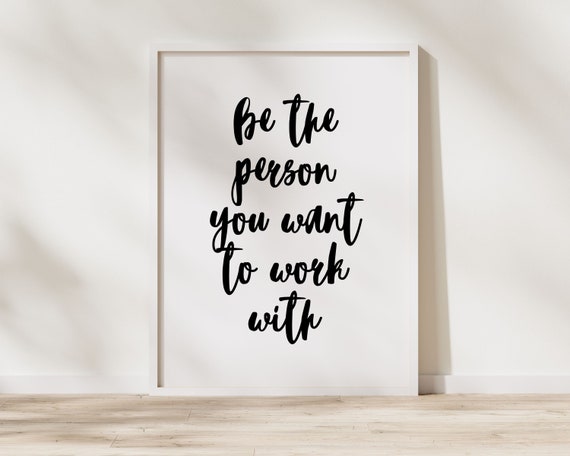 Motivational Wall Art Office Decor for Women Work From Home Sign, Office Desk  Accessories Inspirational Quotes Printable Thank You Gifts 