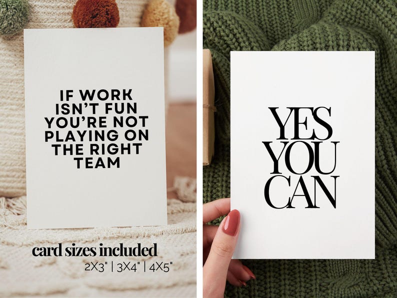 Motivational Quote Cards