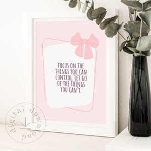 Pink Office Desk Print Feel Good Wall Art Trendy Uplifting Quote Print Feminine Office Decor Affirmation Wall Art Cute Motivational Poster