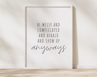 Office Decor for Women, Work Motivation Poster, Printable Home Office Desk Decor, Motivational Life Quote, Female Empowerment Wall Art Print