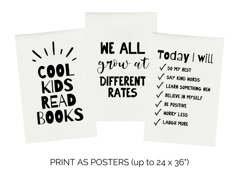 Homeschool Classroom Decor Printable Poster Inspirational - Etsy