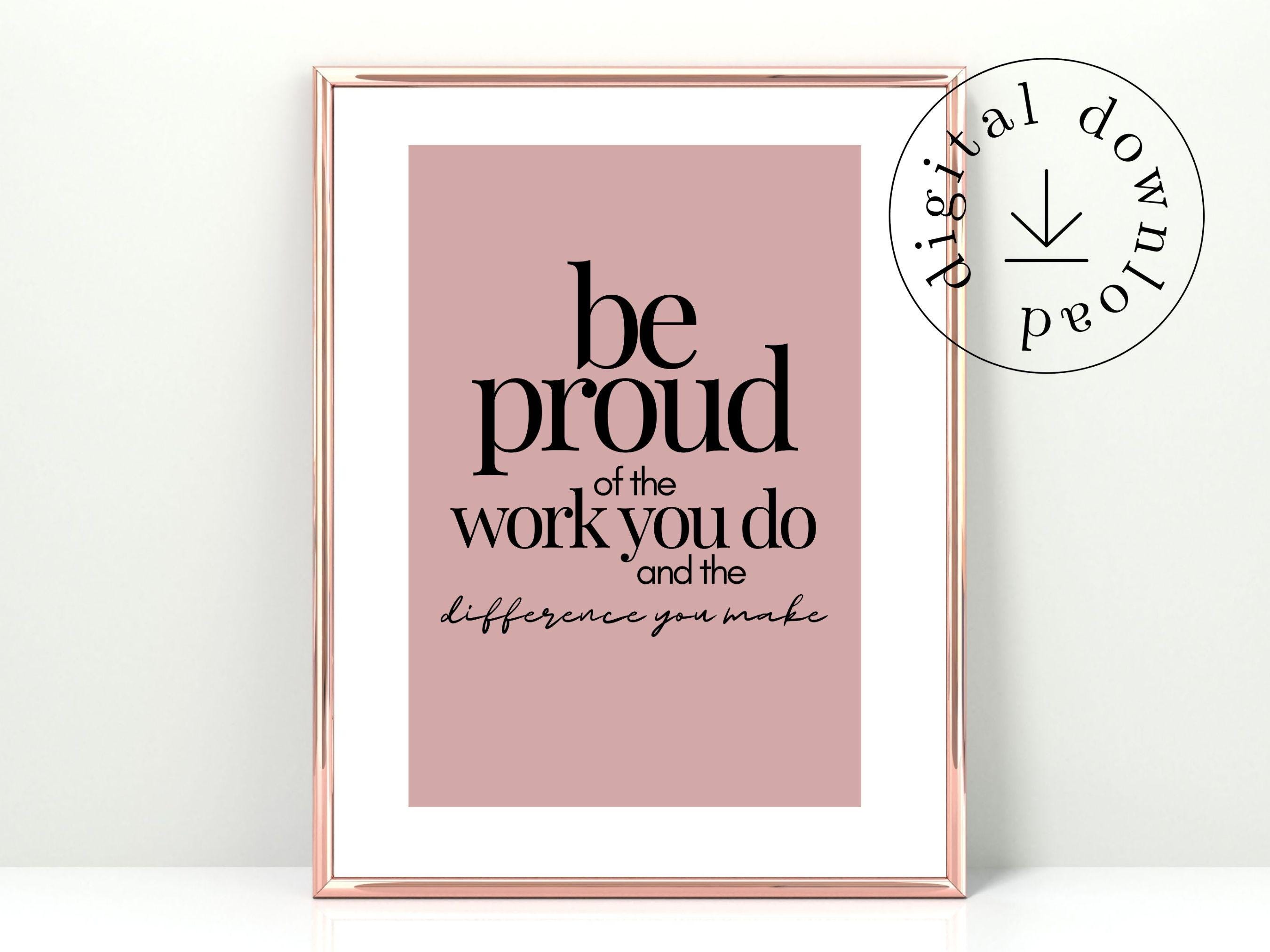 Motivational Wall Art Set of 3, Inspirational Quote Posters, Women ...