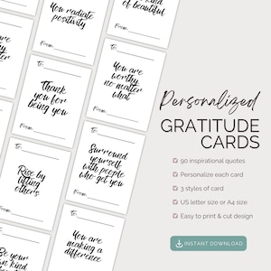 Cartes de gratitude personnalisées, mots d'encouragement pour les employés, cartes de remerciement personnalisées pour collègue, mini-cartes de motivation à imprimer
