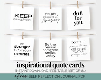 Citations motivantes, agenda, cartes, affirmations quotidiennes, citations inspirantes à télécharger, décoration de bureau, vision inspirante, images imprimables