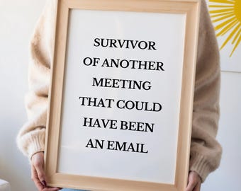 Funny Print for Office Wall Art, Sarcastic Workplace Printable Poster, Sarcastic Cubicle Desk Decor, Work Quotes