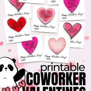 Valentine Cards for Coworkers Printable Valentines Day Cards for ...