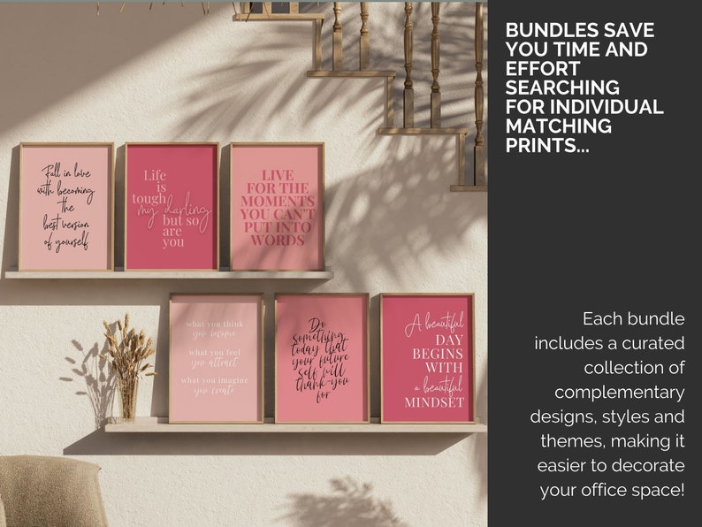 Pink Home Office Decor Feminine