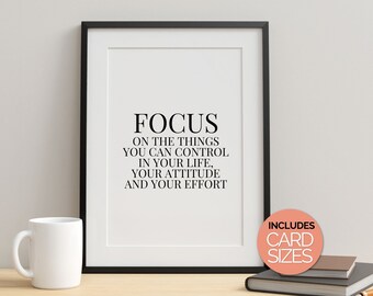 Mindset Poster, Modern Inspirational Print, Entrepreneur Wall Art, Professional Motivational Wall Decor, Home Office Wall Art Printable,