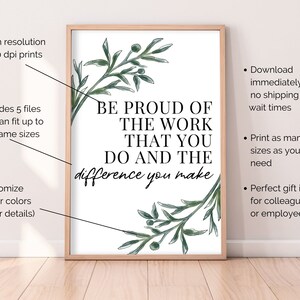 Inspirational Quotes with Greenery