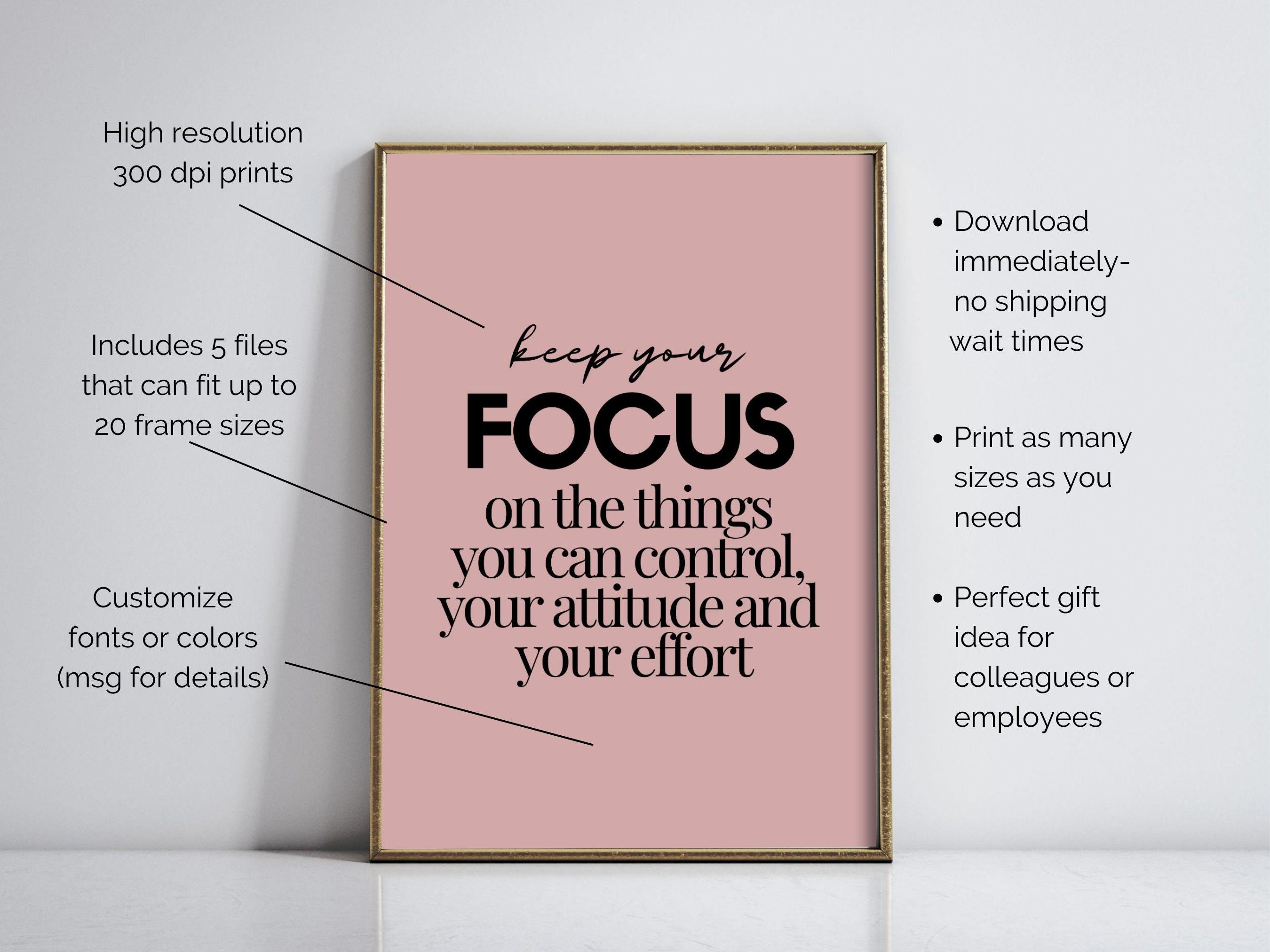 Motivational Wall Art Set of 3, Inspirational Quote Posters, Women ...