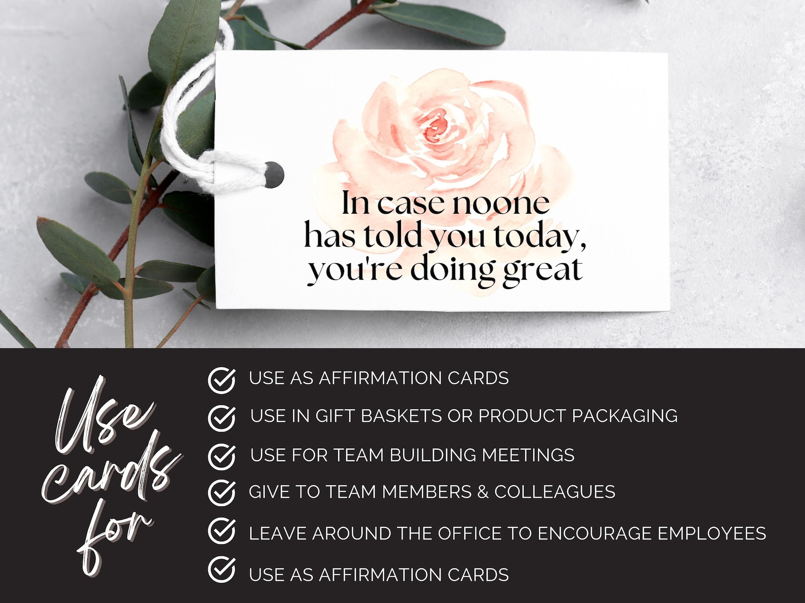 Printable Compliment Cards With Flowers, Appreciation Cards, Positive ...
