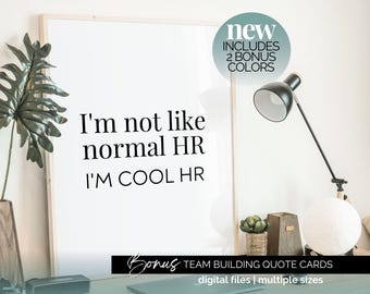 HR Department Humor HR Office Decor for Women Funny Office Hr Wall Art Human Resources Quote Inspirational Wall Art HR Manager Office Sign
