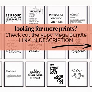 Inspirational Workplace Decor Posters