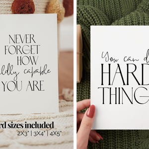 Inspirational Quote Cards