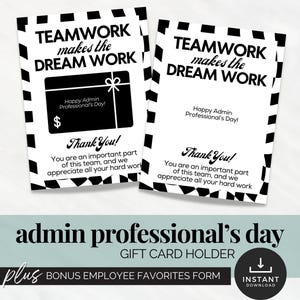 100% Geschenkkartenhalter, Professional Day, Office Staff Geschenkkarte von Boss