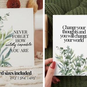 Inspirational Quote Cards