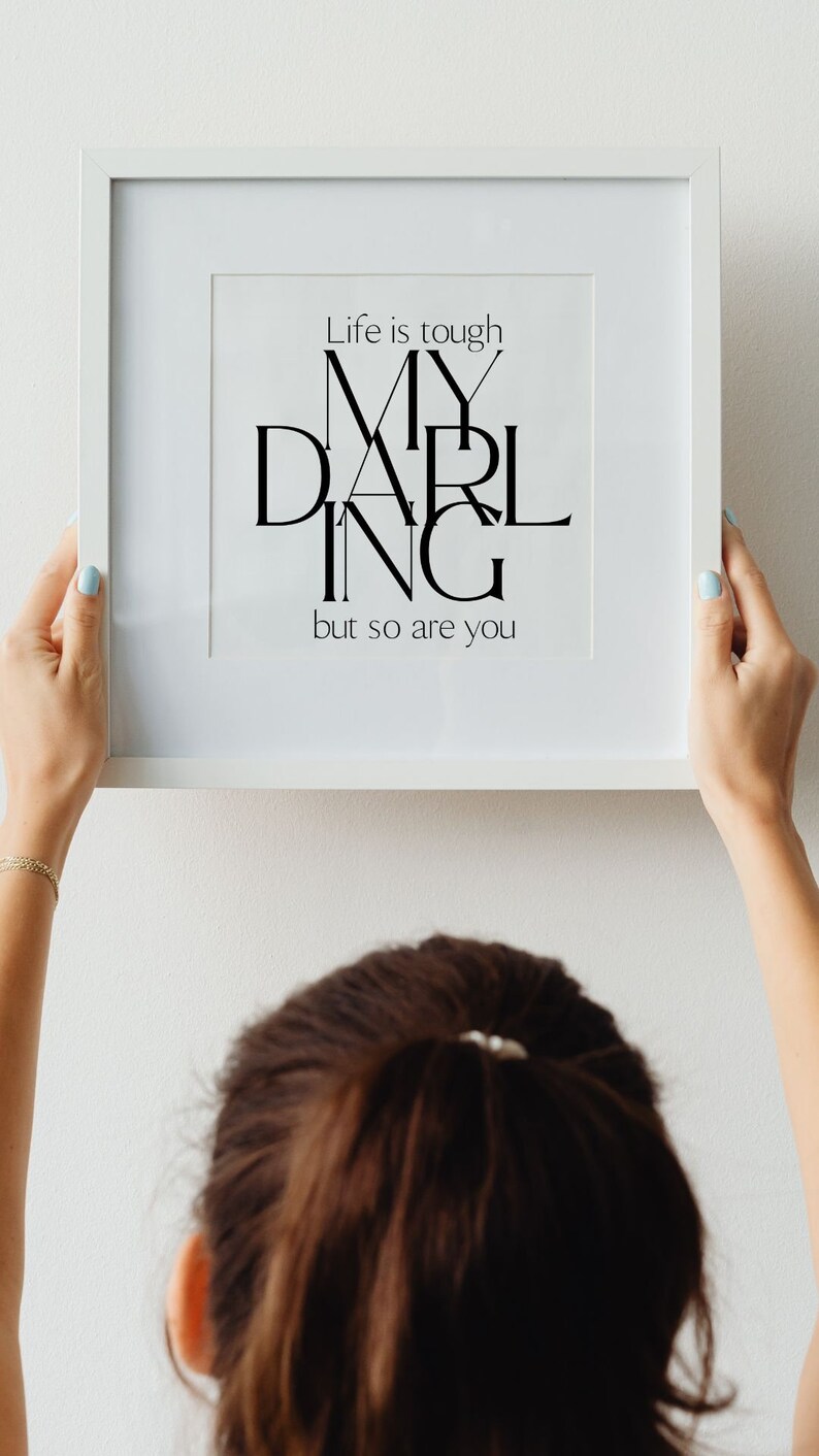 Inspirational Wall Art Women Office Wall Decor Women Etsy