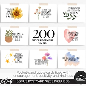 Appreciation Card Small Positive Affirmation Card Printable Motivational Quotes Encouragement Card Inspirational Pocket Card Compliment Card