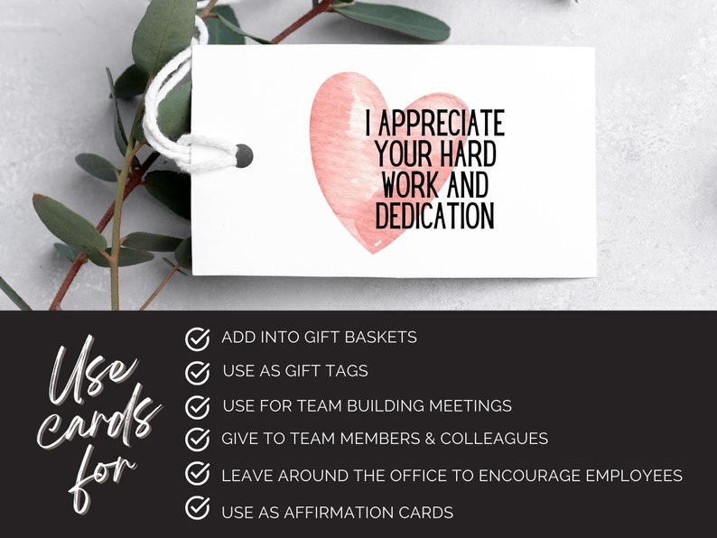 Gift Cards Positive Printable