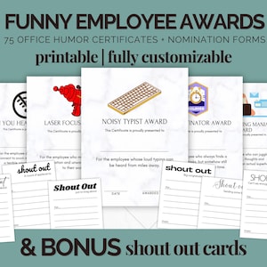 Lustige Mitarbeiter Auszeichnung Zertifikate Mitarbeiter Geschenk Karte Mitarbeiter Geschenkanhänger Mitarbeiter Arbeit Auszeichnungen für Mitarbeiter Anerkennung Geschenk Büro Team Geschenke